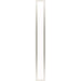 Profiles 5" x 39-3/8" x 4-5/8" framed lighting in polished nickel with 4000 kelvin temperature (cool light)