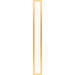 Profiles 5" x 39-3/8" x 4-5/8" framed lighting in matte gold with 4000 kelvin temperature (cool light)