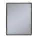Profiles 23-1/8" x 29-7/8" x 3/4" framed mirror in matte black