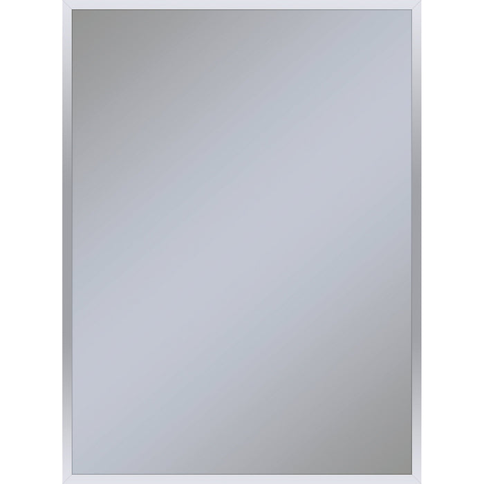 Profiles 29-1/8" x 39-1/4" x 3/4" framed mirror in chrome