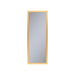 Profiles 11-1/4" x 30" x 4" framed cabinet in matte gold with electrical outlet, USB charging ports, magnetic storage strip and right hinge