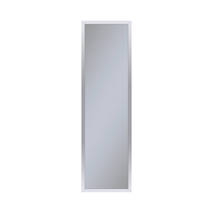 Profiles 11-1/4" x 39-3/8" x 4" framed cabinet in chrome with electrical outlet, USB charging ports, magnetic storage strip and right hinge