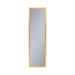 Profiles 11-1/4" x 39-3/8" x 4" framed cabinet in matte gold with electrical outlet, USB charging ports, magnetic storage strip and right hinge