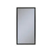 Profiles 15-1/4" x 30" x 4" framed cabinet in matte black and non-electric with reversible hinge (non-handed)