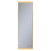Profiles 15-1/4" x 48" x 4" framed cabinet in matte gold with electrical outlet, USB charging ports, magnetic storage strip and left hinge