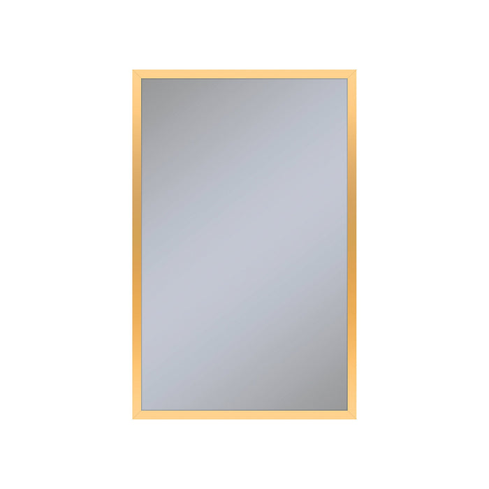Profiles 19-1/4" x 30" x 6" framed cabinet in matte gold and non-electric with reversible hinge (non-handed)