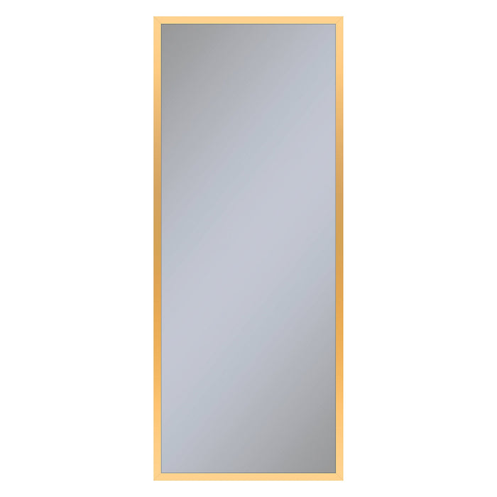 Profiles 19-1/4" x 48" x 4" framed cabinet in matte gold and non-electric with reversible hinge (non-handed)