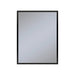 Profiles 23-1/4" x 30" x 4" framed cabinet in matte black and non-electric with reversible hinge (non-handed)