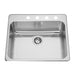 Kindred Steel Queen Drop-In Single Bowl 25.25 x 22 in Stainless Steel Kitchen Sink - 4-Hole