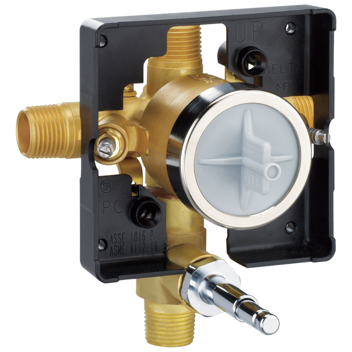 Delta Commercial Other: MultiChoice Universal Tub/Shower Rough Push-Button Diverter