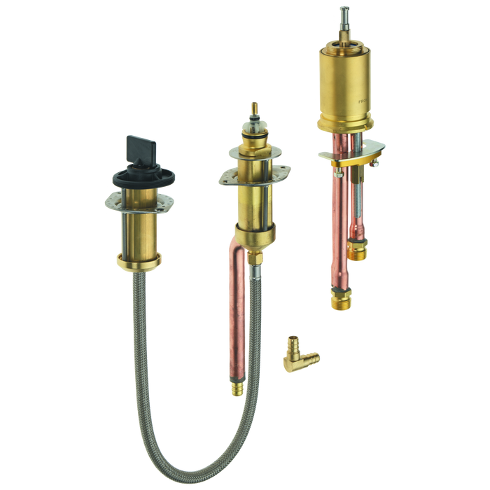 Delta : One Handle Flexible Mount with Hand Shower Rough