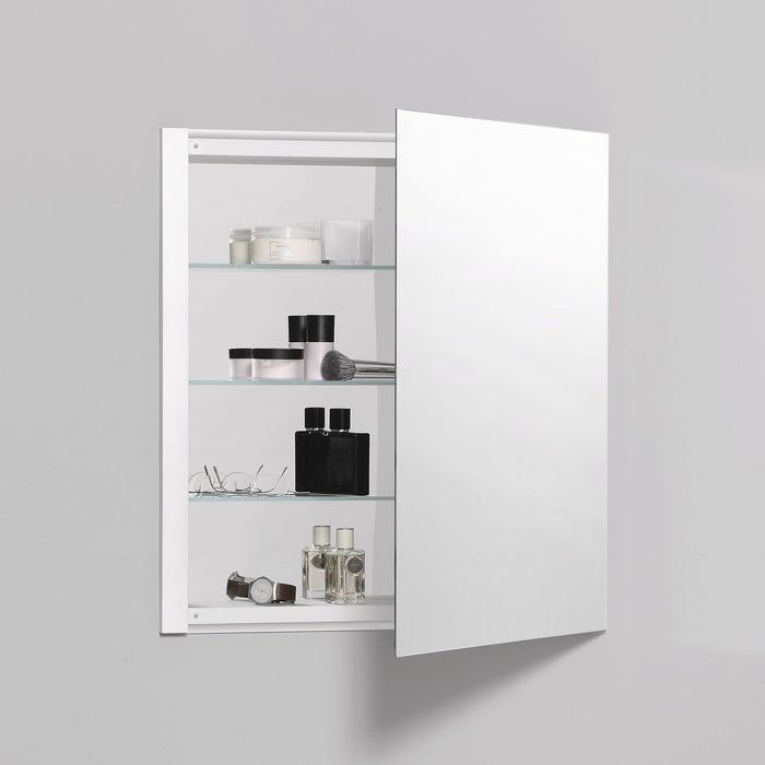 R3 Series 24" x 26" x 4" single door cabinet with polished edge