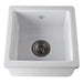 Shaws RC1818 18" Shaker Single Bowl Square Fireclay Bar/Food Prep Kitchen Sink