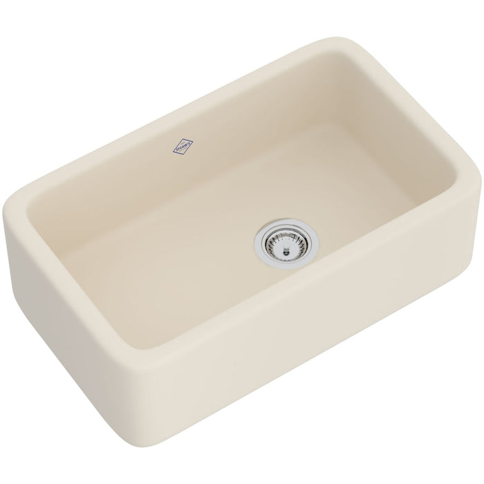 Shaws RC3018 30" Lancaster Single Bowl Farmhouse Apron Front Fireclay Kitchen Sink