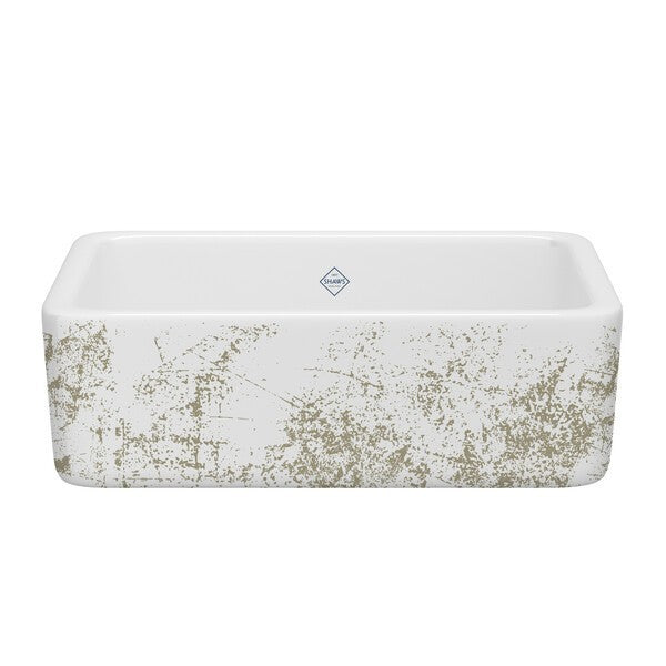 Shaws RC3018 30" Lancaster Single Bowl Farmhouse Apron Front Fireclay Kitchen Sink