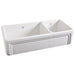 Shaws RC4018 40" Egerton Double Bowl Farmhouse Apron Front Fireclay Kitchen Sink