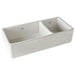 Shaws RC4019 40" Lancaster Double Bowl Farmhouse Apron Front Fireclay Kitchen Sink
