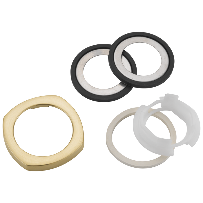 Delta Stryke RP100369CZPR Handle Escutcheon - Widespread Bath - Lumicoat Champagne Bronze