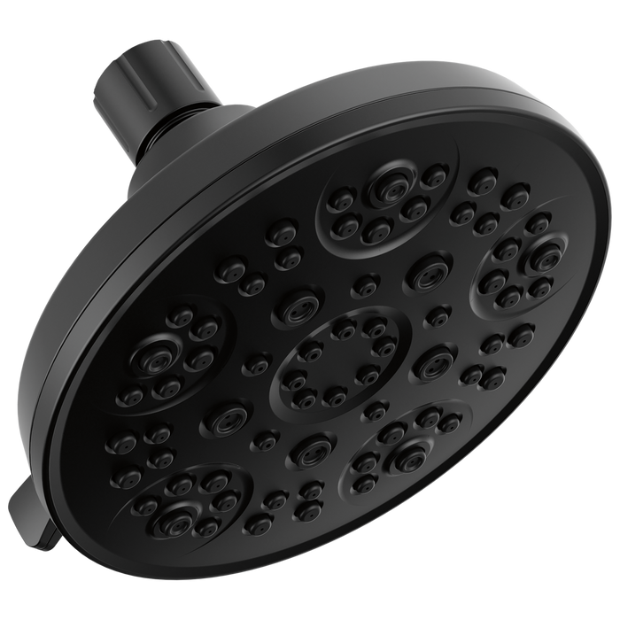 Delta Universal Showering Components RP102178BL Fixed 5-Setting Showerhead - Matte Black