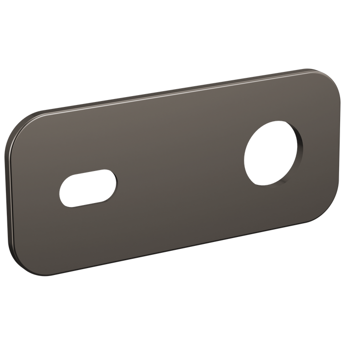 Brizo Roccesco RP103996BNX Optional Wall Plate Lavatory Escutcheon - Brilliance Black Onyx