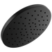 Delta Universal Showering Components RP104122BL Single-Setting Raincan Shower Head - Matte Black