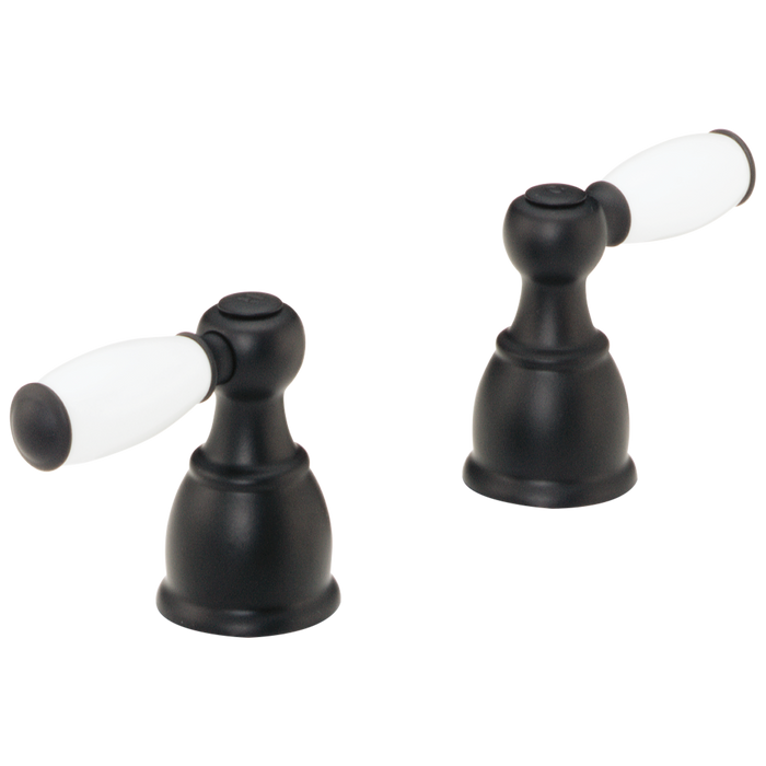 Two Metal Lever Handle Kit with Inserts
