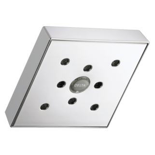 Delta Universal Showering Components: H2OKinetic Single-Setting Raincan Shower Head