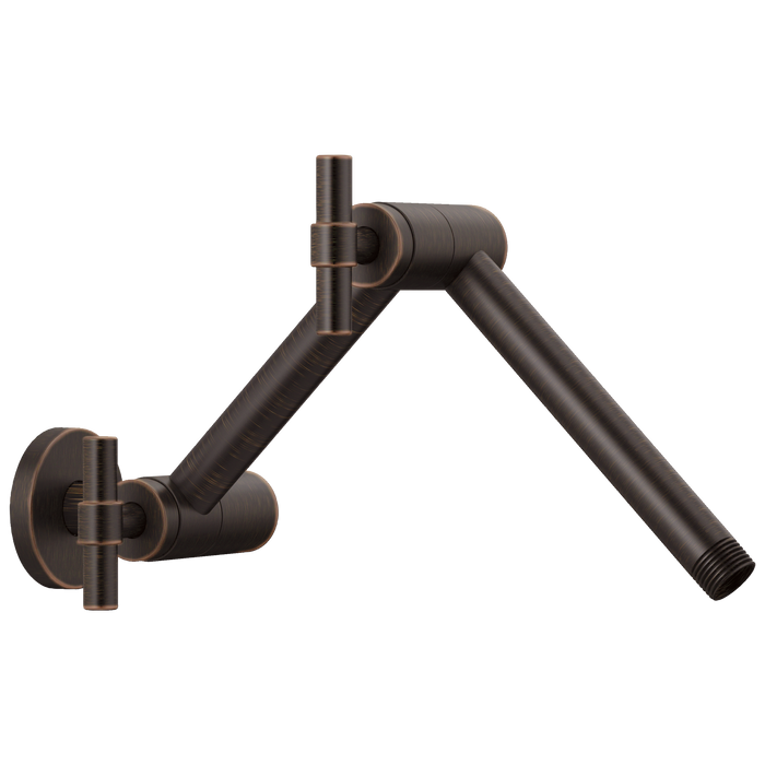 Brizo Brizo Brizo Universal Showering: Linear Round Jointed Wall Mount Shower Arm And Flange