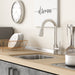 Kindred Reginox RSU1820-7N Undermount Single Bowl 19.75 x 17.75 in Stainless Steel Kitchen Sink - Linear brushed Bowl with Silk Finished Rim