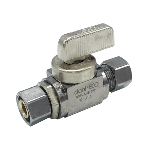 Wal-rich Corporation RV100LF 3/8" Female Compression x 3/8" OD Retrovalve - Lead-Free