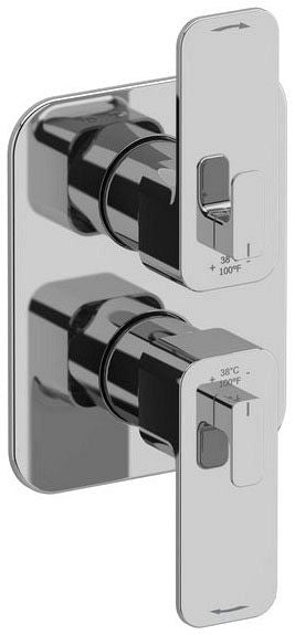 Riobel EQ83 Equinox 3/4" Therm & Pressure Balance Multi-Function System