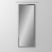 Main Line 15-1/4" x 39-3/8" x 4" rosemont framed cabinet in classic gray interior and polished nickel finish with reversible hinge (non-handed)