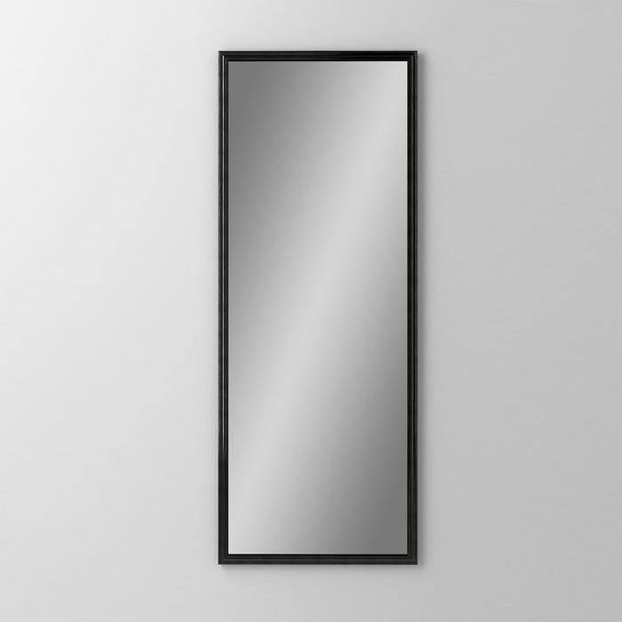 Main Line 15-1/4" x 39-3/8" x 6" rosemont framed cabinet in classic gray interior and brushed black finish with reversible hinge (non-handed)