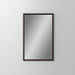 Main Line 19-1/4" x 30" x 6" rosemont framed cabinet in classic gray interior and brushed bronze finish with reversible hinge (non-handed)