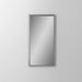 Main Line 19-1/4" x 39-3/8" x 4" rosemont framed cabinet in classic gray interior and satin nickel finish with left hinge and electric option