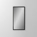 Main Line 19-1/4" x 39-3/8" x 4" rosemont framed cabinet in classic gray interior and brushed black finish with right hinge and electric option