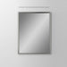 Main Line 23-1/4" x 30" x 6" rosemont framed cabinet in classic gray interior and brushed nickel finish with right hinge and electric option