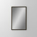 Main Line 23-1/4" x 39-3/8" x 6" rosemont framed cabinet in classic gray interior and brushed bronze finish with right hinge and electric option
