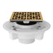 ROHL SDPVC2/3-3142 PVC 2" X 3" Drain Kit With 3142 Weave Decorative Cover