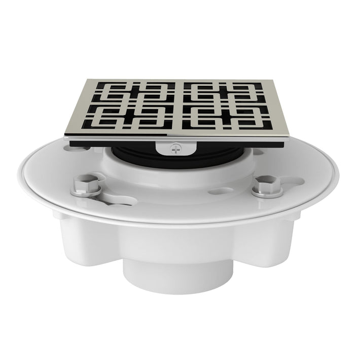 ROHL SDPVC2/3-3142 PVC 2" X 3" Drain Kit With 3142 Weave Decorative Cover