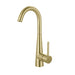 Franke Steel Single Handle Swivel Spout Kitchen Prep / Bar Faucet - Gold
