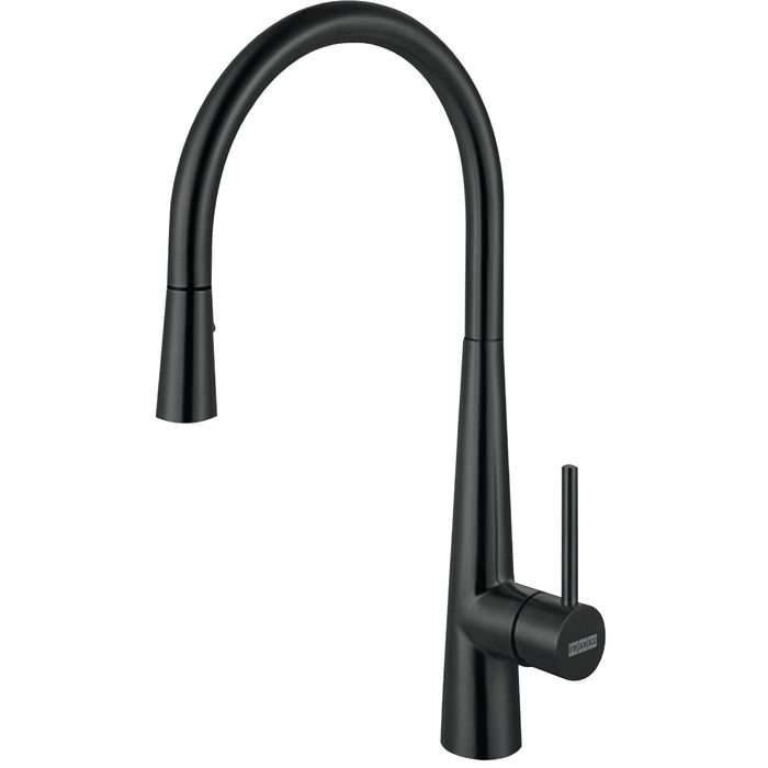 Franke Steel STL-PD Single Handle Pull-Down Kitchen Faucet - Industrial Black