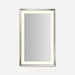 Robern YM2743 Sculpt Lighted Mirror, 27” x 43” x 2-5/16”, Chamfer Museum Frame, Perimeter Light Pattern, Warm White...