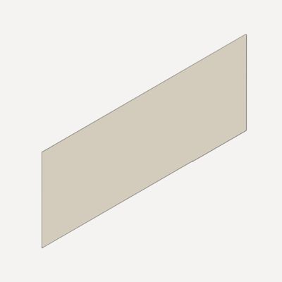 Robern VM1SKH1D21 Cartesian & Profiles Side Kit, 7-1/2" H x 21" D - side view