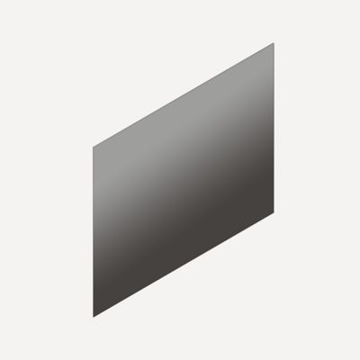 Robern VM1SKH2D21 Cartesian & Profiles Side Kit, 15" H x 21" D - side view
