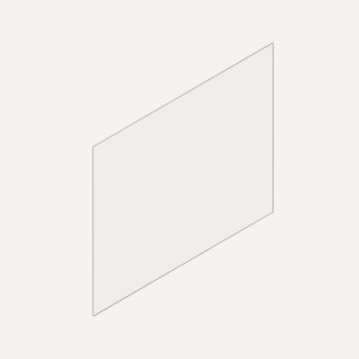 Robern VM1SKH2D21 Cartesian & Profiles Side Kit, 15" H x 21" D - side view