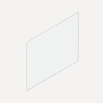 Robern VM1SKH2D21 Cartesian & Profiles Side Kit, 15" H x 21" D - side view