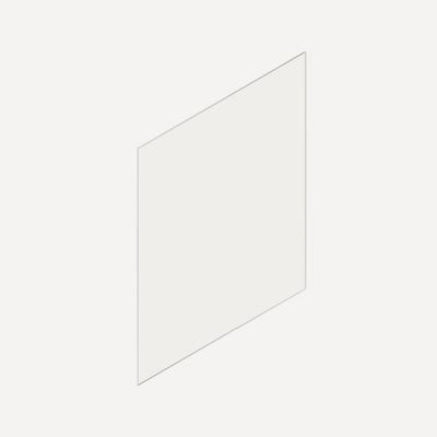 Robern VM1SKH3D21 Cartesian & Profiles Side Kit, 22-1/2" H x 21" D - side view