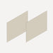 Robern VM2SKH2D21 Cartesian & Profiles Side Kit, 15" H x 21" D - side view