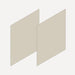 Robern VM2SKH3D21 Cartesian & Profiles Side Kit, 22-1/2" H x 21" D - side view